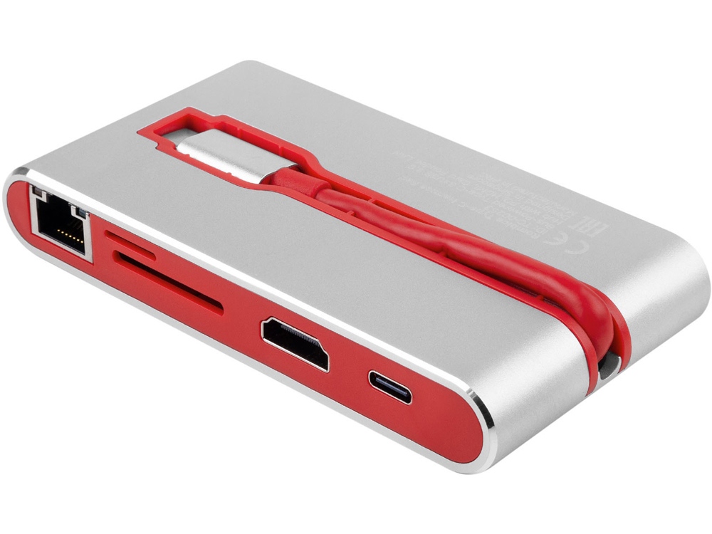 Хаб USB Rombica Type-C Hermes Red (Р)