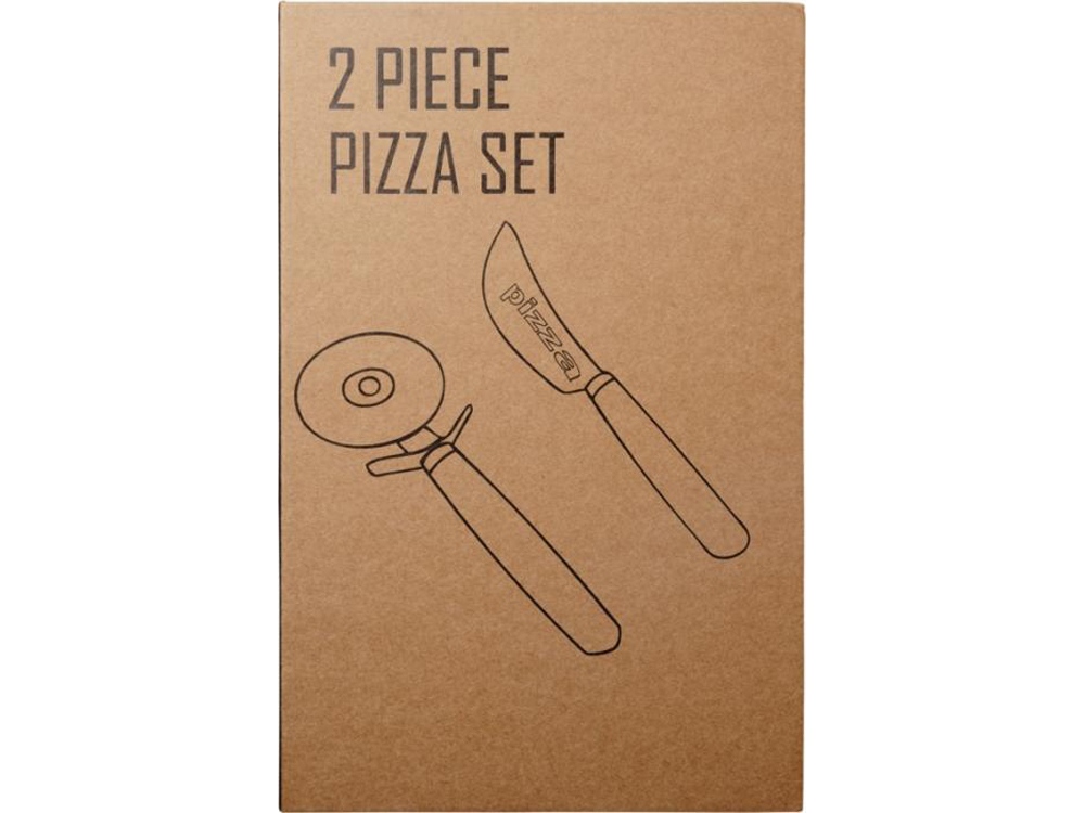 Набор для пиццы Reze из 2 предметов, натуральный