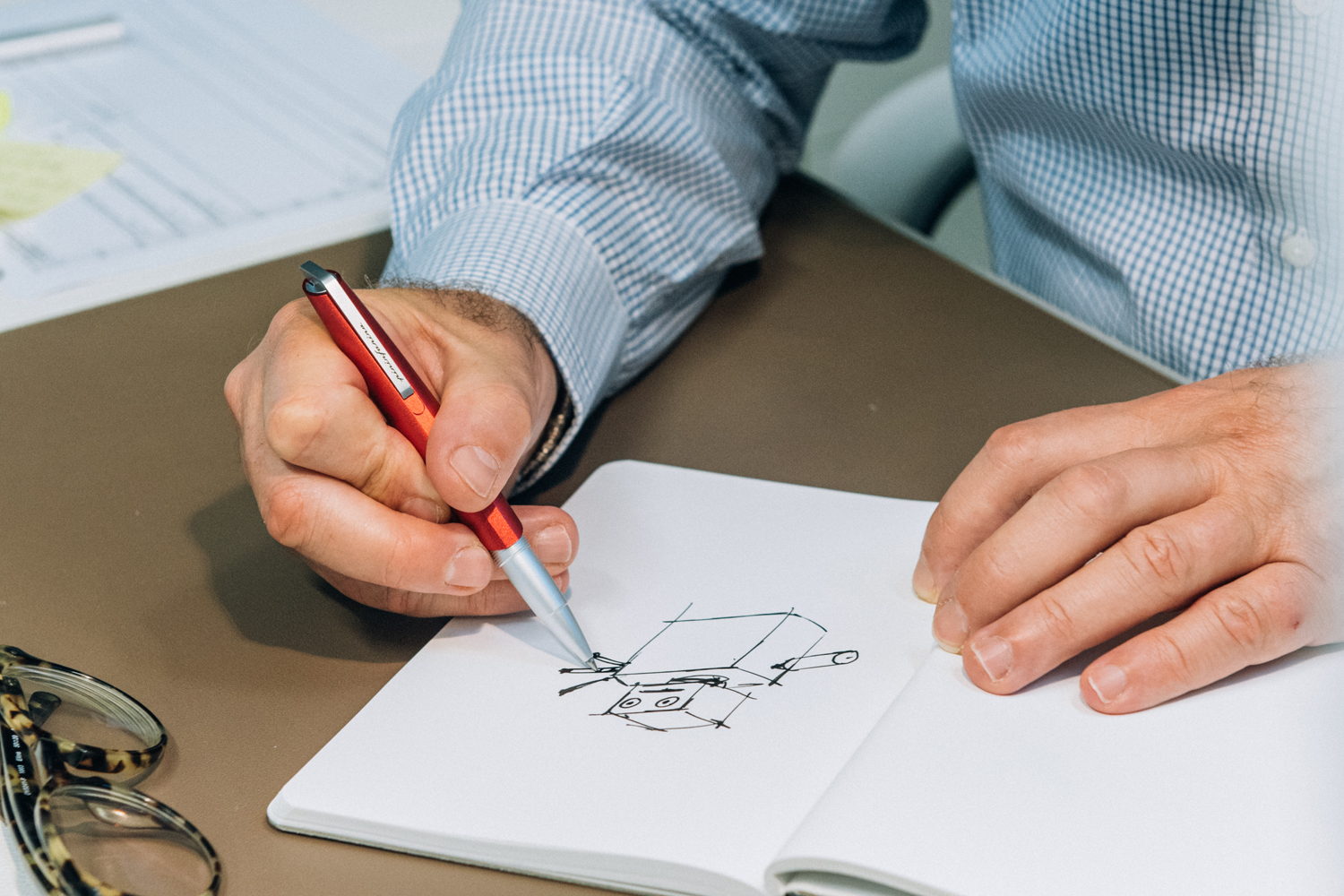 Ручка-роллер Pininfarina PF GO RED