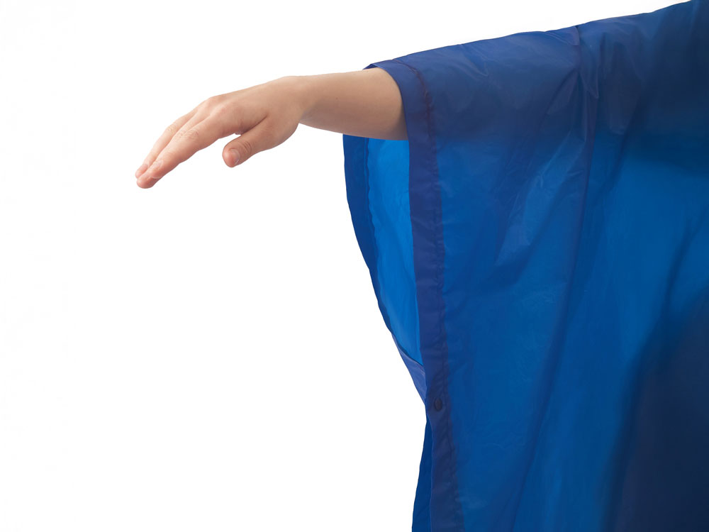 Пончо Hawaii c чехлом унисекс, классический синий