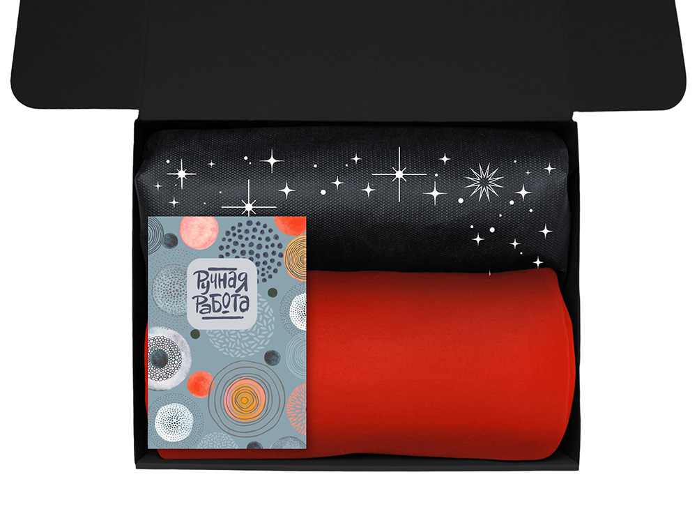 Подарочный набор Re:y. Vive с пледом, френч-прессом и кофе Подарочный набор Re:y. Vive с пледом, френч-прессом и кофе