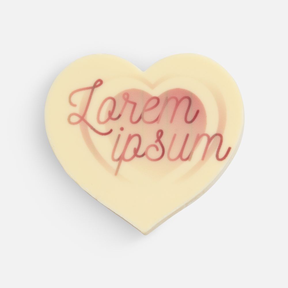 Печенье Dream White в белом шоколаде, сердце Печенье Dream White в белом шоколаде, сердце