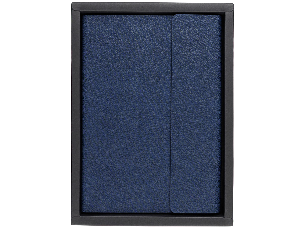 Ежедневник недатированный с магнитным клапаном А5 Venezia, темно-синий