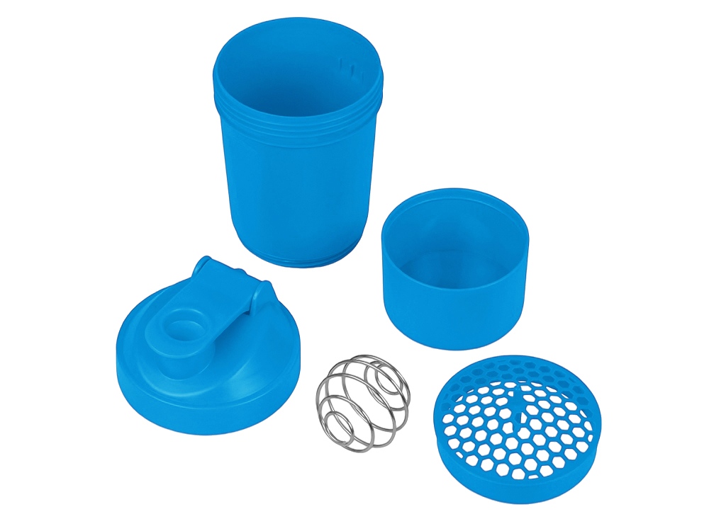 Шейкер для спортивного питания Level Up, голубой Шейкер для спортивного питания Level Up, голубой