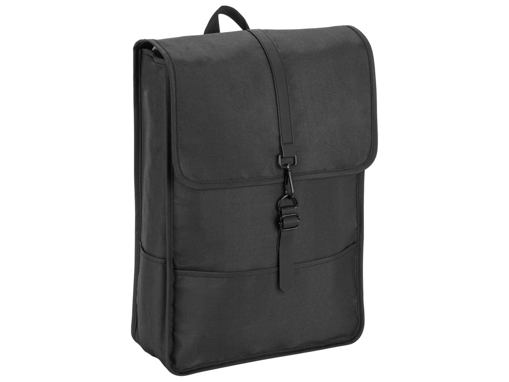 Рюкзак Rony из переработанного пластика, черный Рюкзак Rony из переработанного пластика, черный