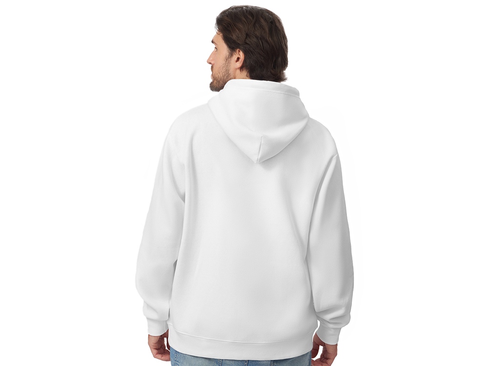 Толстовка с капюшоном Lisbon унисекс, белый