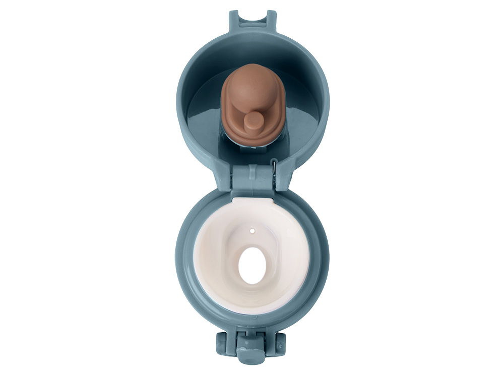 Вакуумная герметичная термокружка Inter, антрацит, нерж. сталь Вакуумная герметичная термокружка Inter, антрацит, нерж. сталь