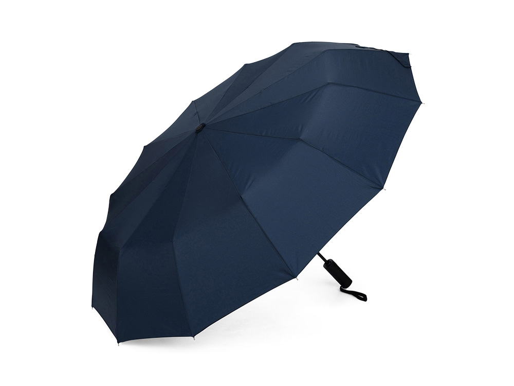 Зонт складной мужской TORBER, автомат, 3 сложения, синий, каркас сталь/файбергласс, эпонж, пластиковая ручка, диаметр 103 см Зонт складной мужской TORBER, автомат, 3 сложения, синий, каркас сталь/файбергласс, эпонж, пластиковая ручка, диаметр 103 см