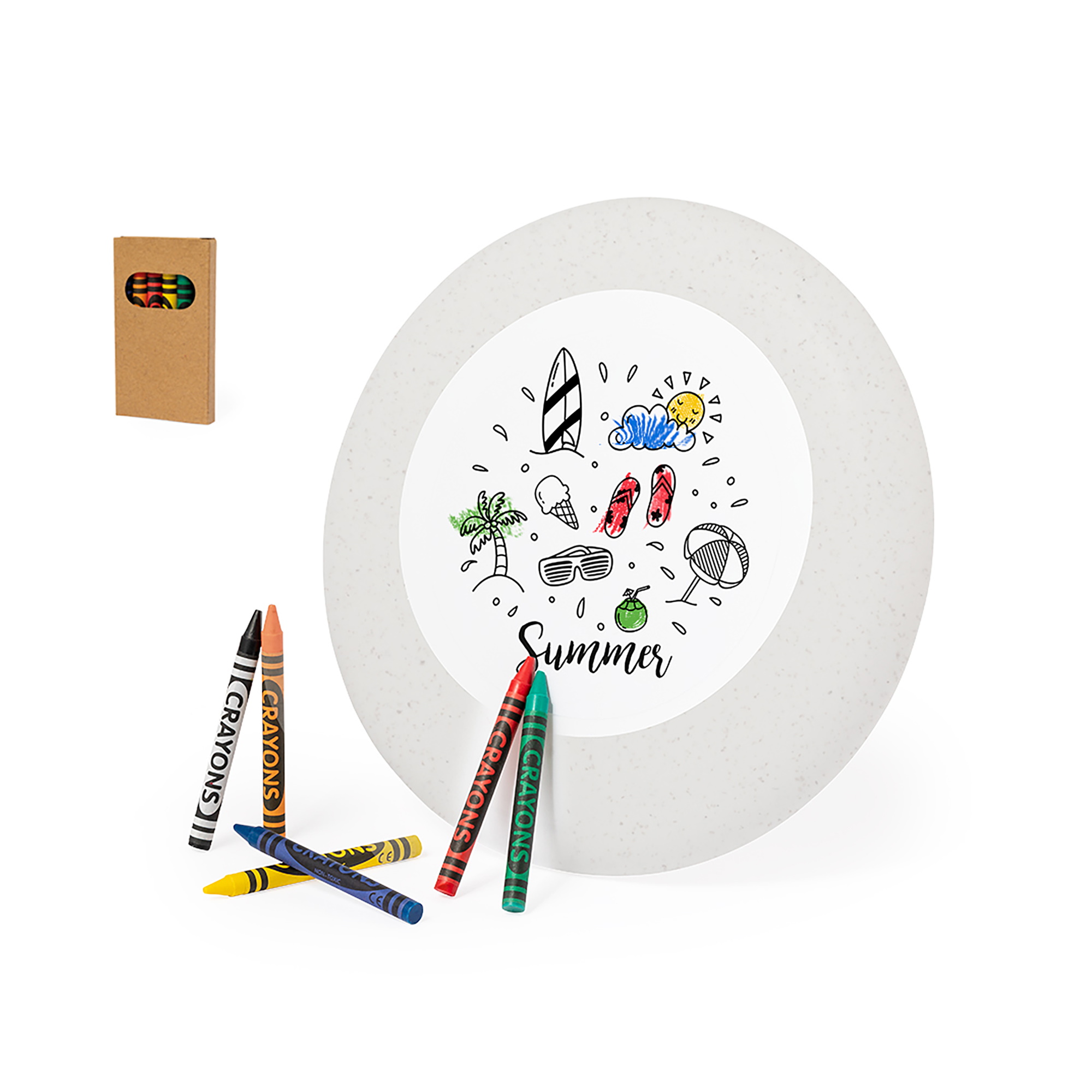 Фрисби-раскраска "Лето"