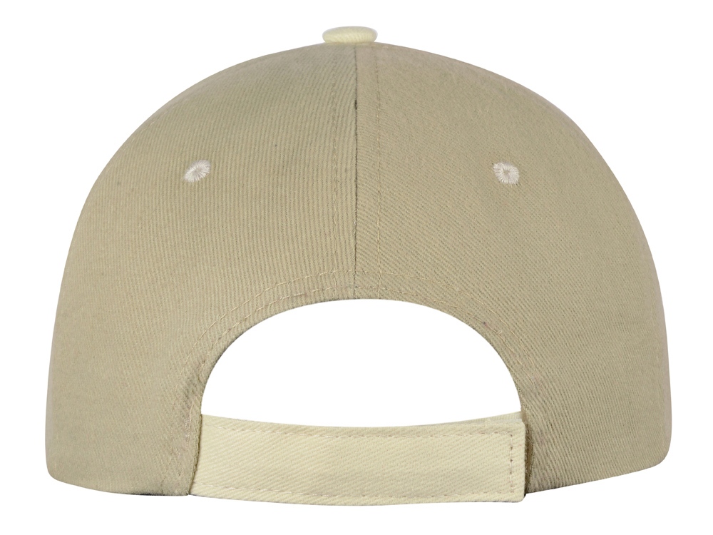 Бейсболка New Castle F 6-ти панельная, оливковый/натуральный