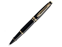 Ручка роллер  Waterman Expert 3 Black Laque GT F, черный/золотистый