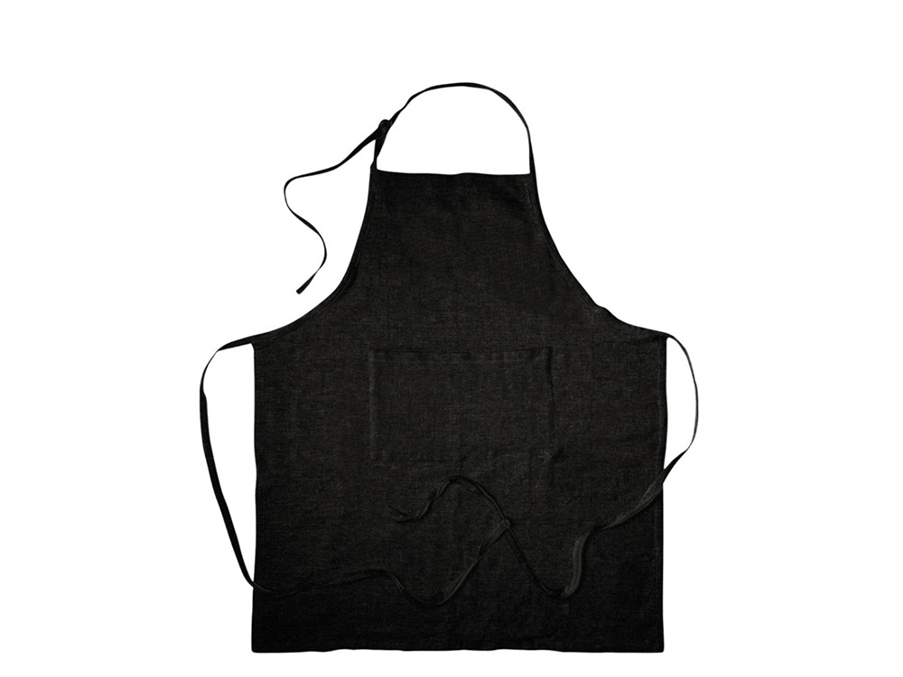 Originalhome фартук из переработанных материалов - сплошной черный