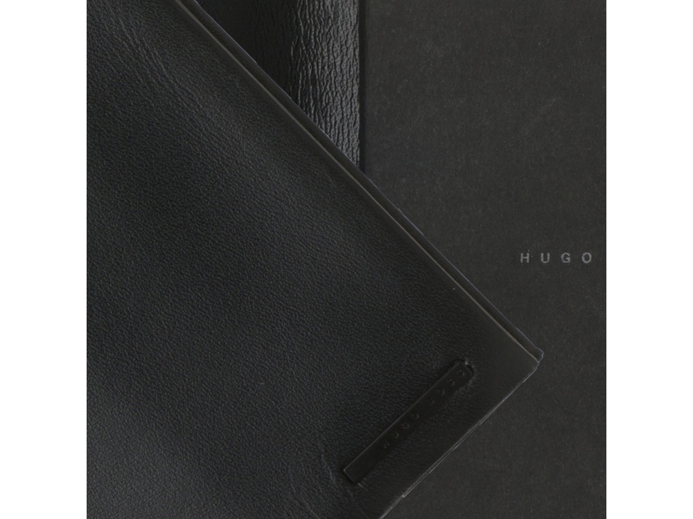 Обложка для блокнота А7 Dusk. Hugo Boss, черный