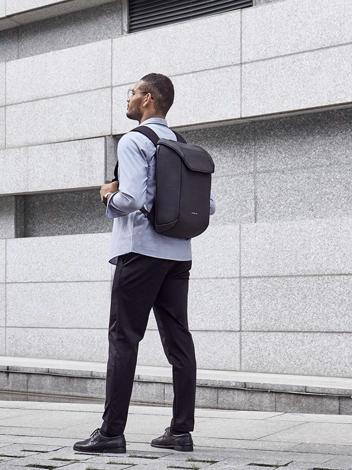 Рюкзак KORIN ClickPack X 45х32х15,5 см, с клапаном, черный