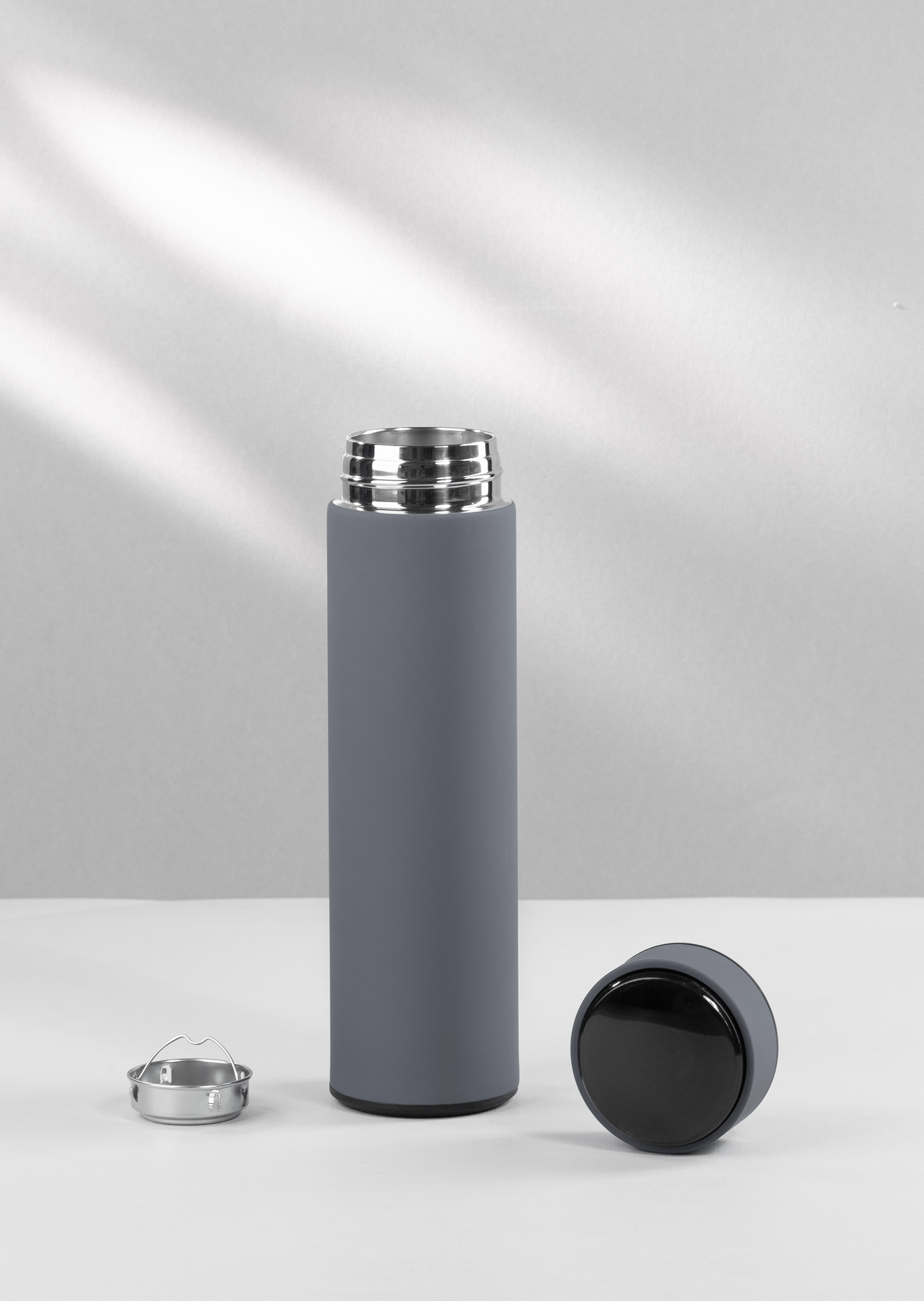 Термос "Бостон next" 500 мл с индикацией температуры, soft touch, сменная батарейка Термос "Бостон next" 500 мл с индикацией температуры, soft touch, сменная батарейка