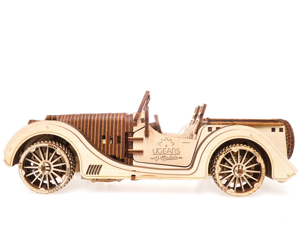 3D-ПАЗЛ UGEARS Родстер VM-01