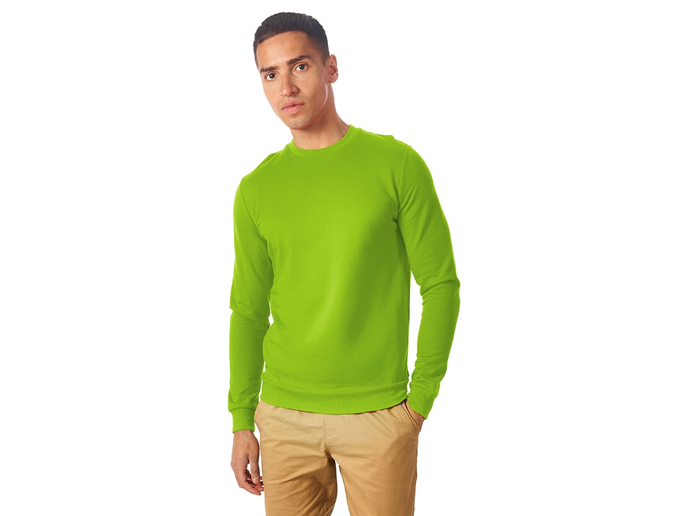 Свитшот Motion унисекс с начесом, зеленое яблоко Свитшот Motion унисекс с начесом, зеленое яблоко