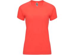 Футболка Bahrain женская, неоновый коралловый