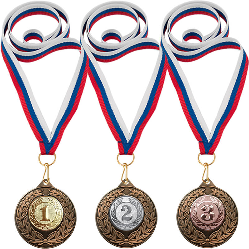 Комплект медалей 1,2,3 место