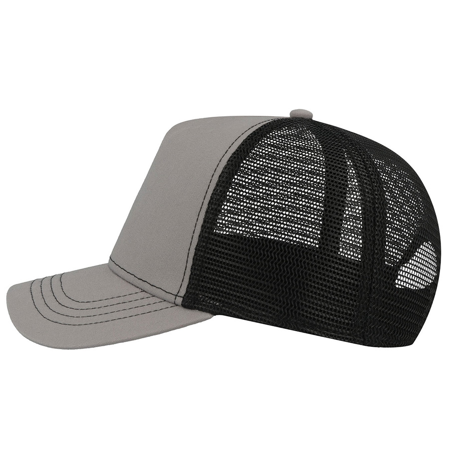 Бейсболка RAPPER CANVAS, 5 клиньев, пластиковая застёжка