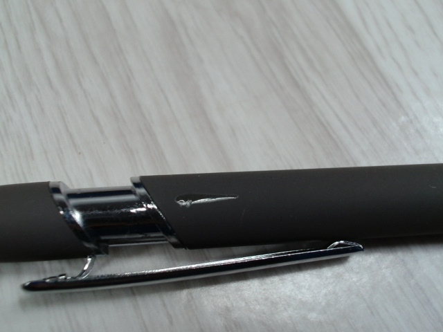 Ручка металлическая soft-touch шариковая со стилусом Sway, серый/серебристый (P)