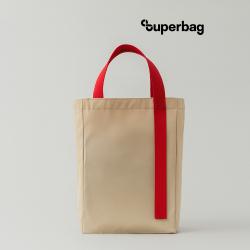 Шоппер Superbag Pack (M) (неокрашенный с красным)