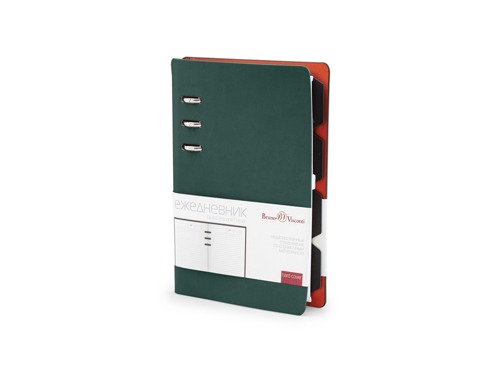 Ежедневник недатированный А5 Firenze, зеленый (Р) Ежедневник недатированный А5 Firenze, зеленый (Р)