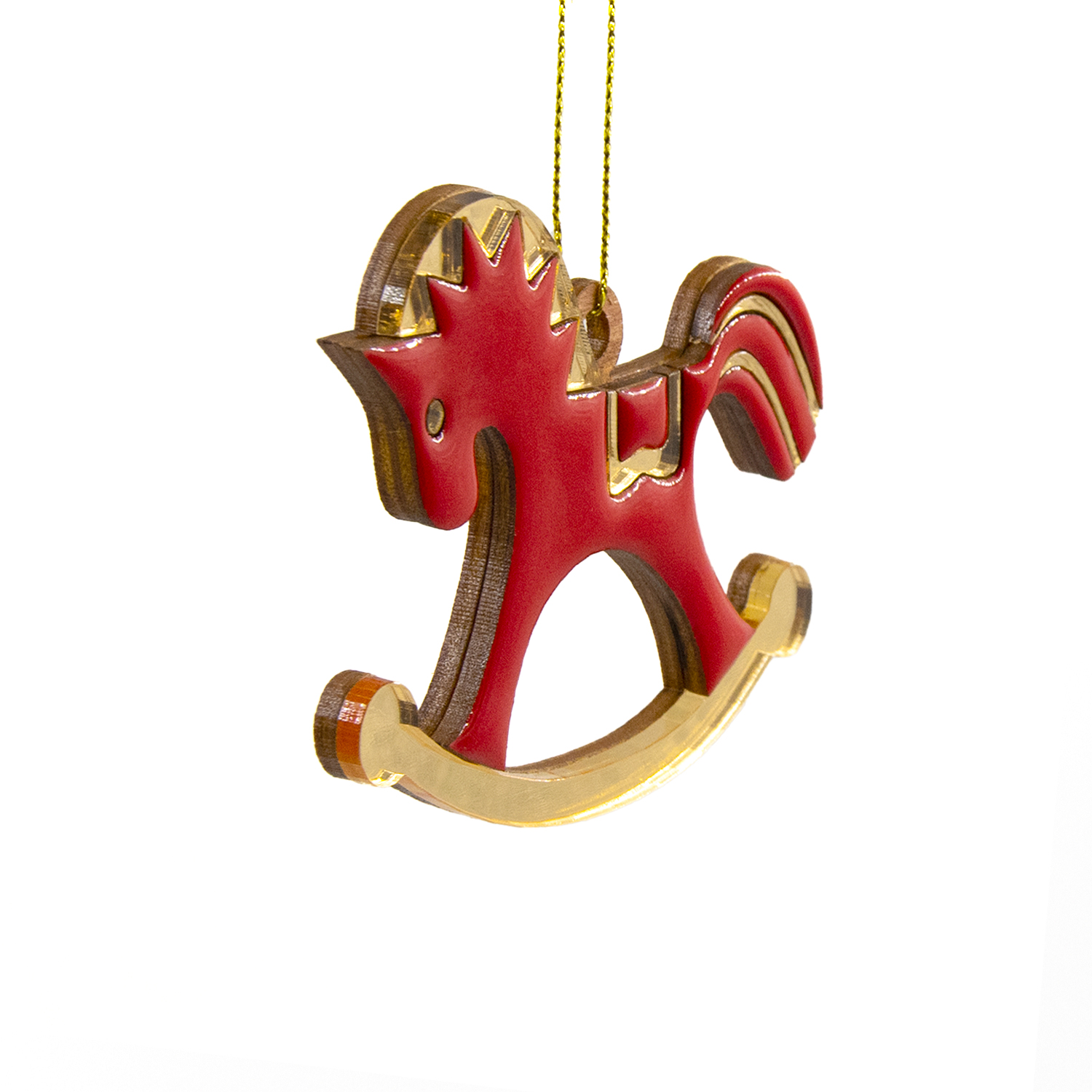 Ёлочная игрушка Лошадка (красный) Ёлочная игрушка Лошадка (красный)