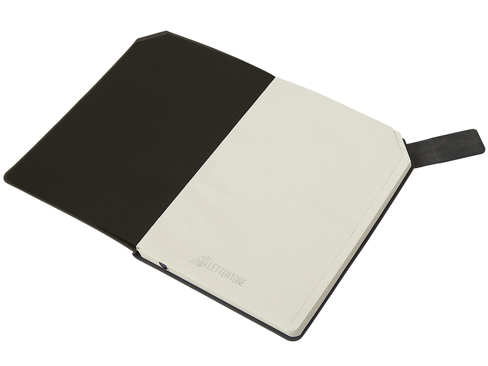 Блокнот А5 в гибкой обложке Chaplin, серый