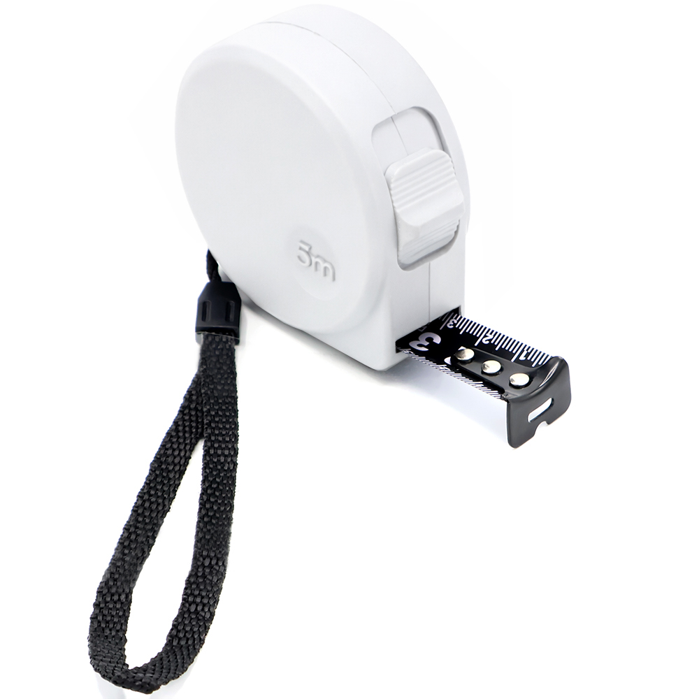 Рулетка Shadow 5м, белая