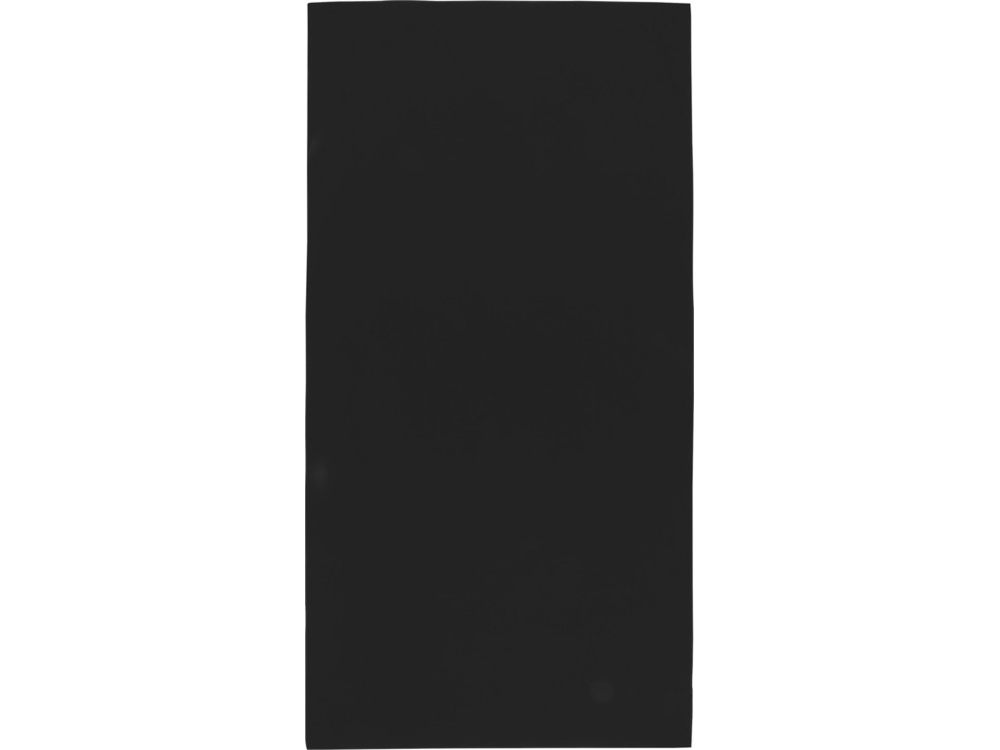 Lucas спортивное полотенце из переработанного полиэстера 70х140 см - сплошной черный