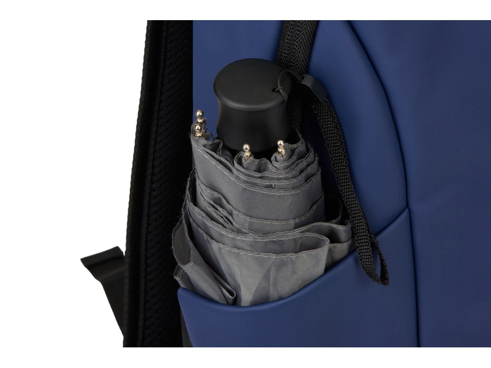 Рюкзак Sofit для ноутбука из экокожи, синий Рюкзак Sofit для ноутбука из экокожи, синий