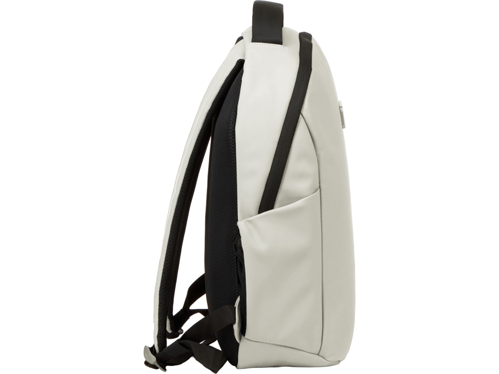 Рюкзак Sofit для ноутбука из экокожи, молочный (Р) Рюкзак Sofit для ноутбука из экокожи, молочный (Р)