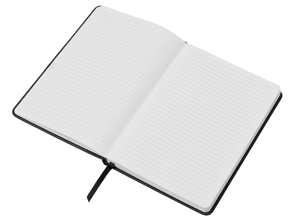 Подарочный набор Tesla с блокнотом А5, ручкой и пауэрбенком на 10 000 mAh, черный