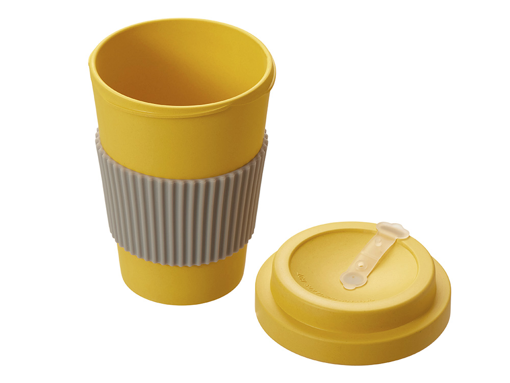 Термокружка Muffin из натуральных волокон, желтый Термокружка Muffin из натуральных волокон, желтый