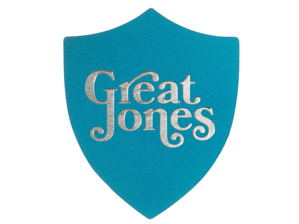 ПАТЧ ЩИТ nubuk (голубой) 6,6 х 5,5 см