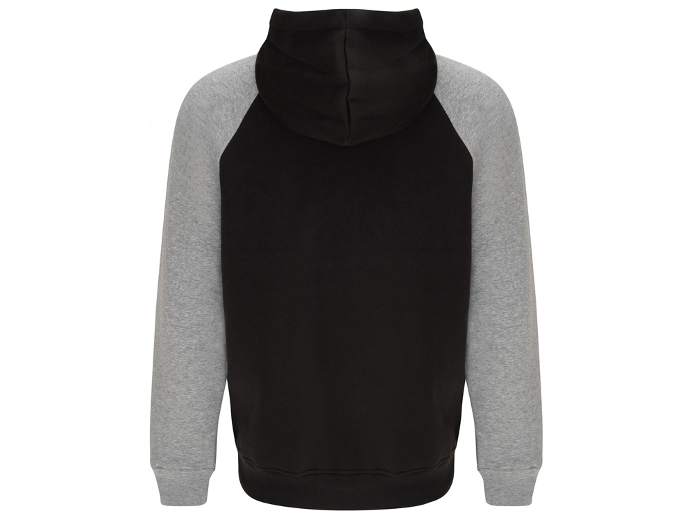 Свитшот Badet мужской, черный/серый меланж