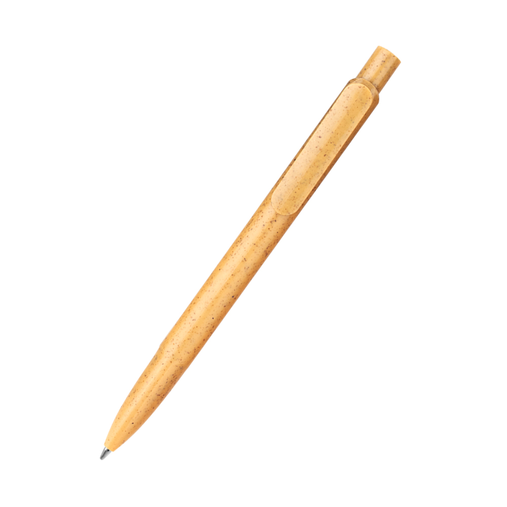 Ручка из биоразлагаемой пшеничной соломы Melanie, оранжевая