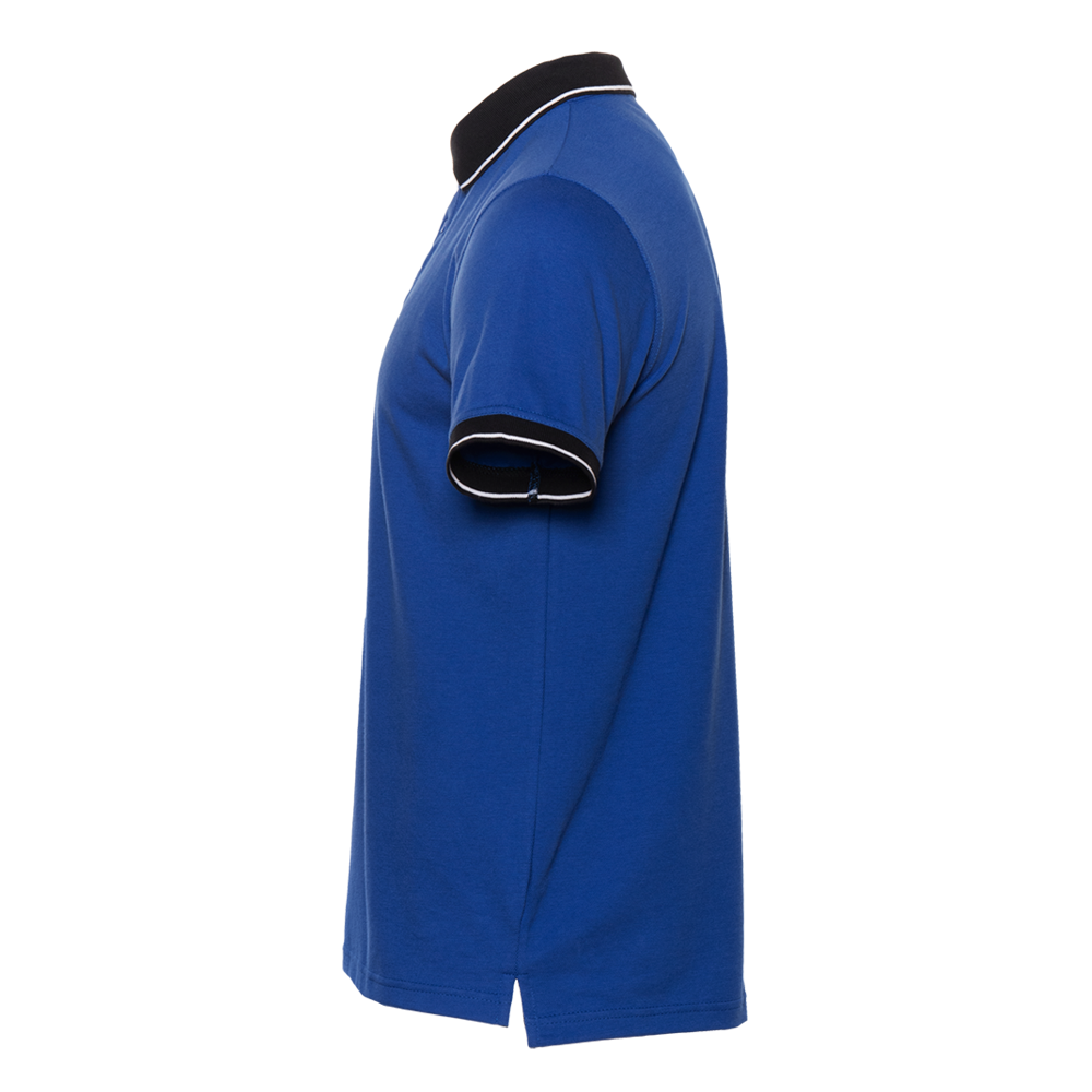 Рубашка поло мужская STAN с контрастными деталями хлопок/полиэстер 185, 04С