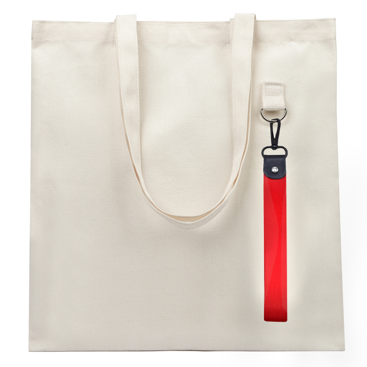 Сумка для покупок LUMISSA 325 г/м² с ремувкой, натуральный/красный Сумка для покупок LUMISSA 325 г/м² с ремувкой, натуральный/красный