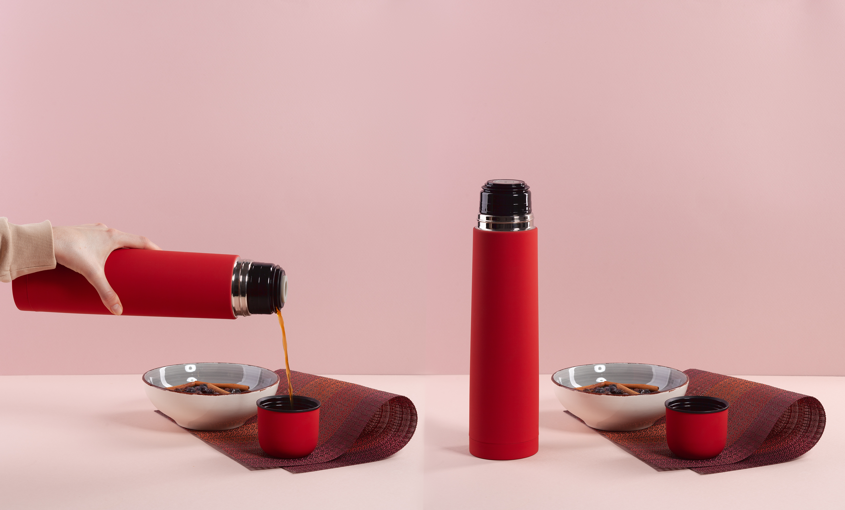 Термос "Родос", покрытие soft touch, 1 л.