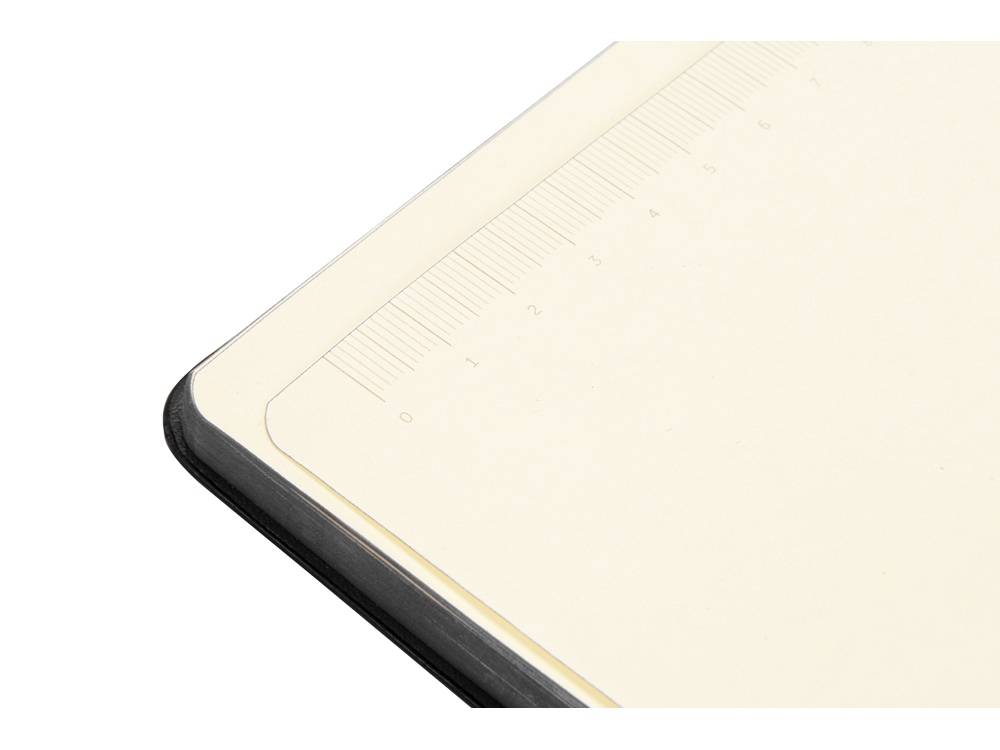 Блокнот Notepeno 130x205 мм с тонированными линованными страницами, черный (Р)