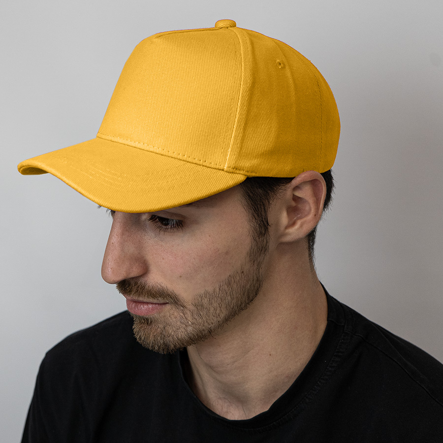 Бейсболка BOSTON, 5 клиньев, металлическая застежка