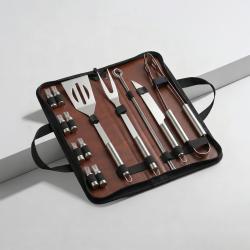Набор для BBQ Fabrizio в инд.чехле, черный (Р)