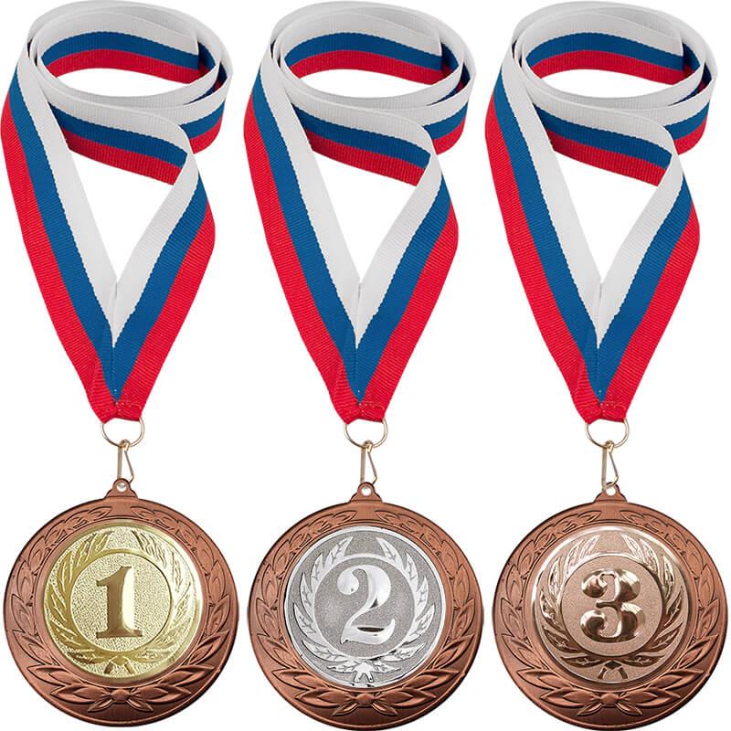 Комплект медалей 1,2,3 место