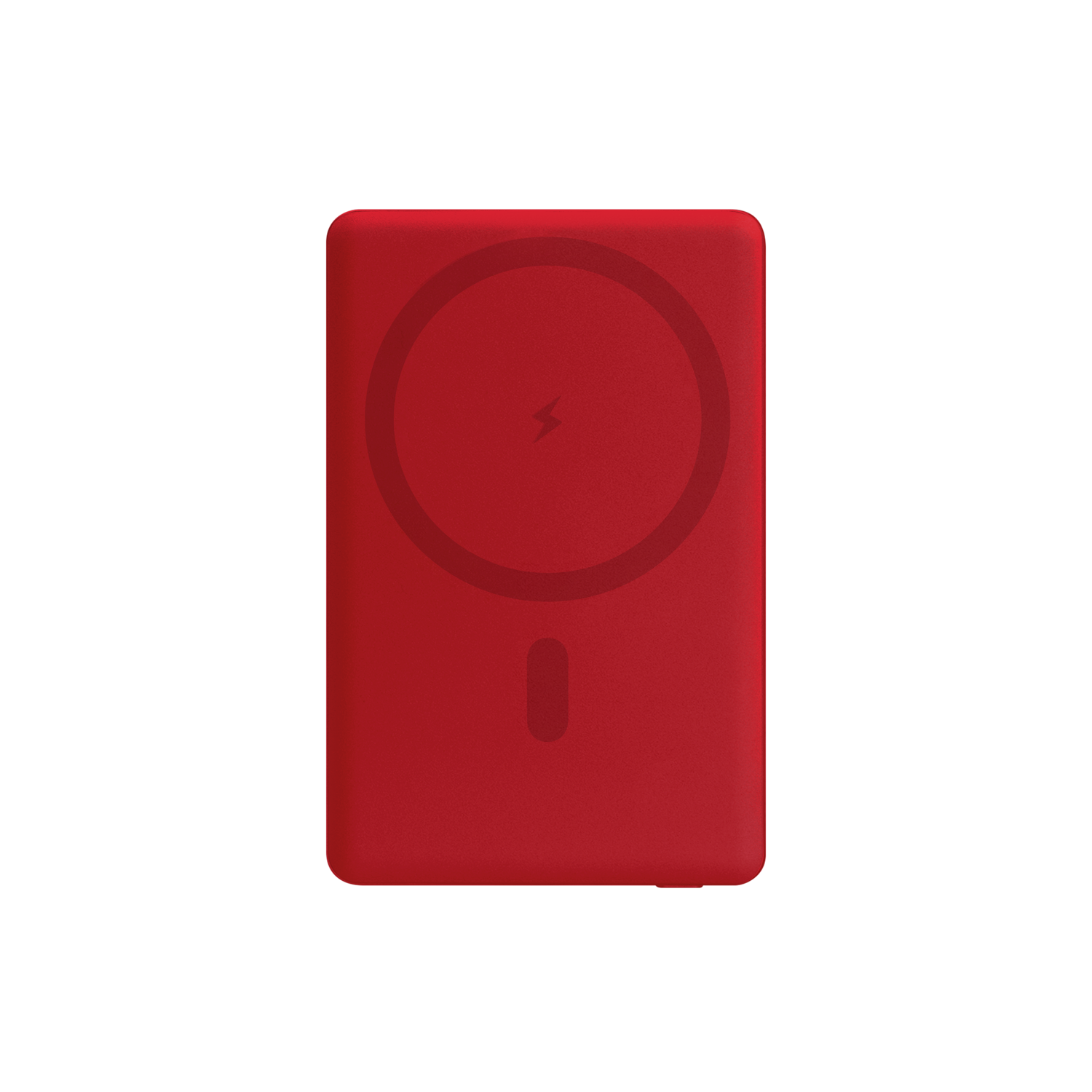 Внешний аккумулятор Атлантис Плюс PD (Atlantis PD Plus) 10000mAh с функцией беспроводной зарядки 15W, красный