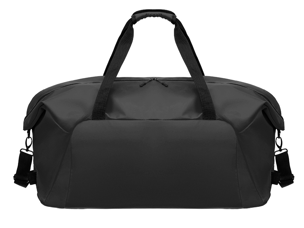 Сумка дорожная TORBER Mobi, чёрная, полиэстер 900D с PU покрытием, 65 х 37 х 34 см