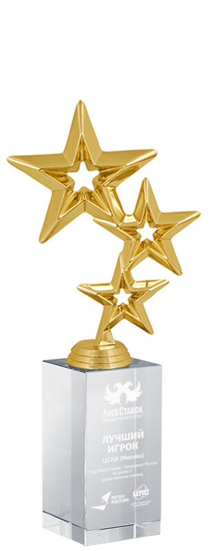 Награда Звезды с гравировкой