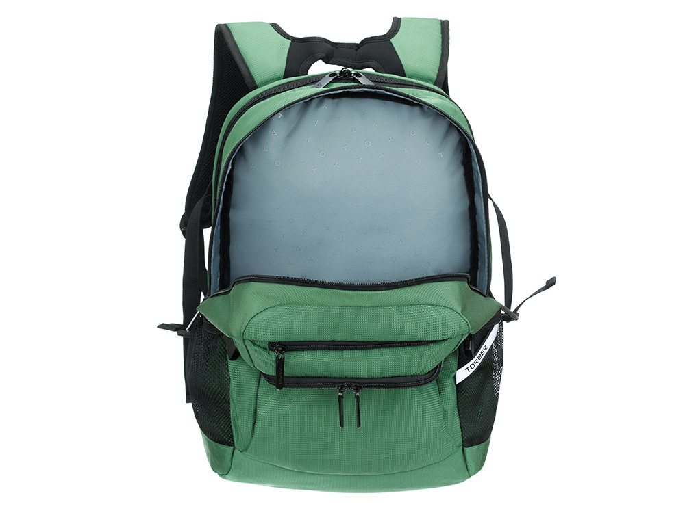 Рюкзак TORBER МЕГАПОЛИС с отделением для ноутбука 16, зеленый, полиэстер, 47 х 34 x 28 см Рюкзак TORBER МЕГАПОЛИС с отделением для ноутбука 16, зеленый, полиэстер, 47 х 34 x 28 см