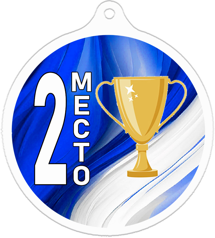 Медаль кубок 2 место